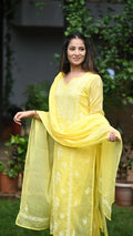 Short Chanderi Kurta